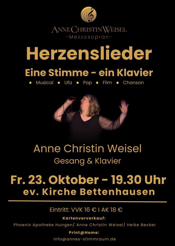 Konzert 23.10. Flyer Vorderseite